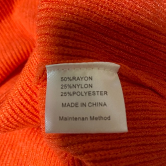 Zesica Batwing Long Sleeve Wrap Pullover Sweater Dress - SZ L - NWT - Picture 5 of 13